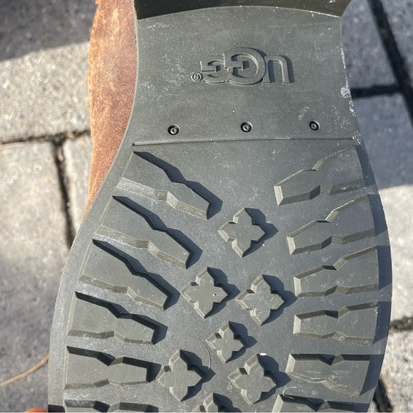 UGG Tan Shearling Lined Boots - Picture 9 of 12